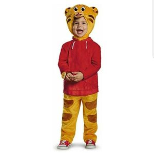 Toddler Daniel Tiger Halloween costume. 2T